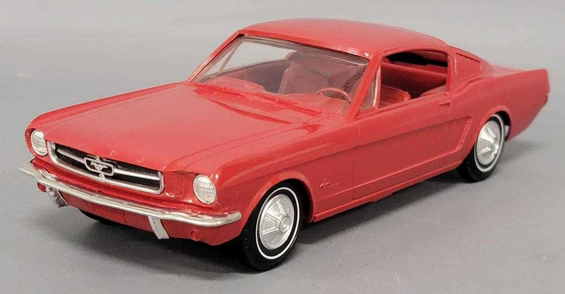 1965 red Mustang Fastback dealer promo coaster car (1 of 7)