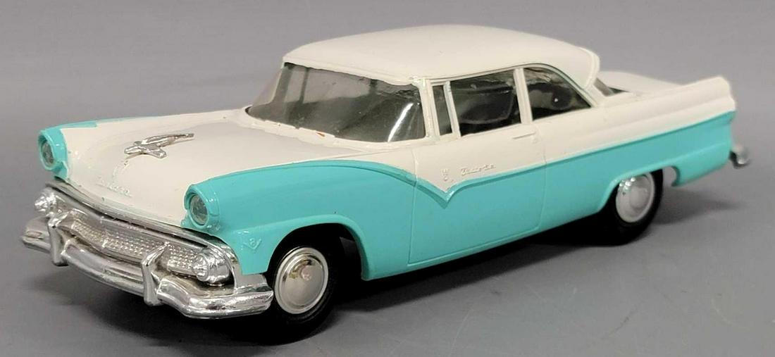 AMT 1955 two tone Ford Victoria hardtop dealer promo coaster car (1 of 9)