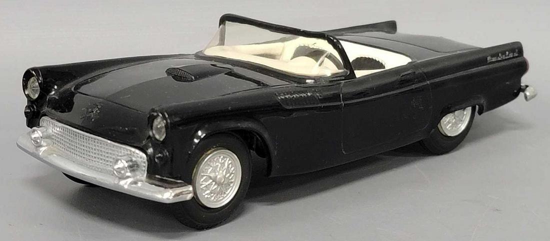 AMT 1955 black Ford Thunderbird convertible dealer promo coaster car (1 of 7)
