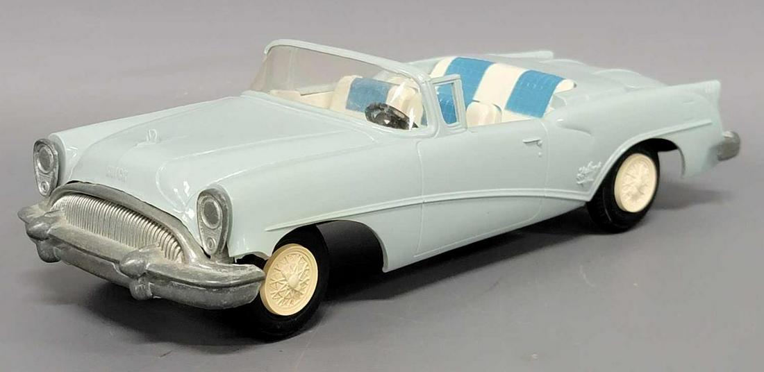 AMT 1954 light blue Buick Skylark convertible dealer promo friction car (1 of 7)
