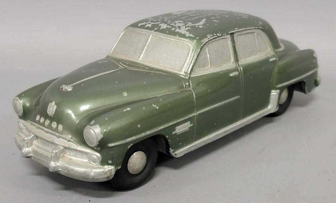 1951 gypsy green Dodge Banthrico dealer promo metal car bank (1 of 7)