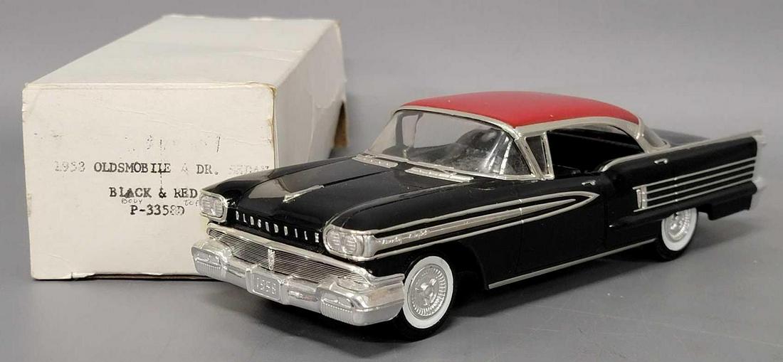 Jo-Han 1958 Oldsmobile Ninety Eight re-issue dealer promo coaster car re-issue (1 of 7)