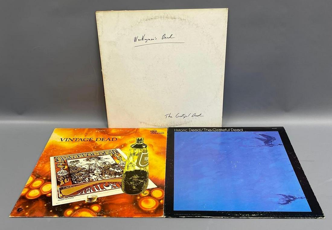 Three Grateful Dead LPâ€™s (1 of 8)