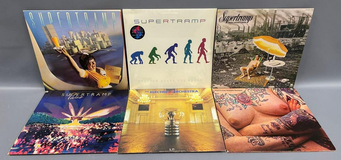 Supertramp and Electric Light Orchestra LPâ€™s (1 of 7)