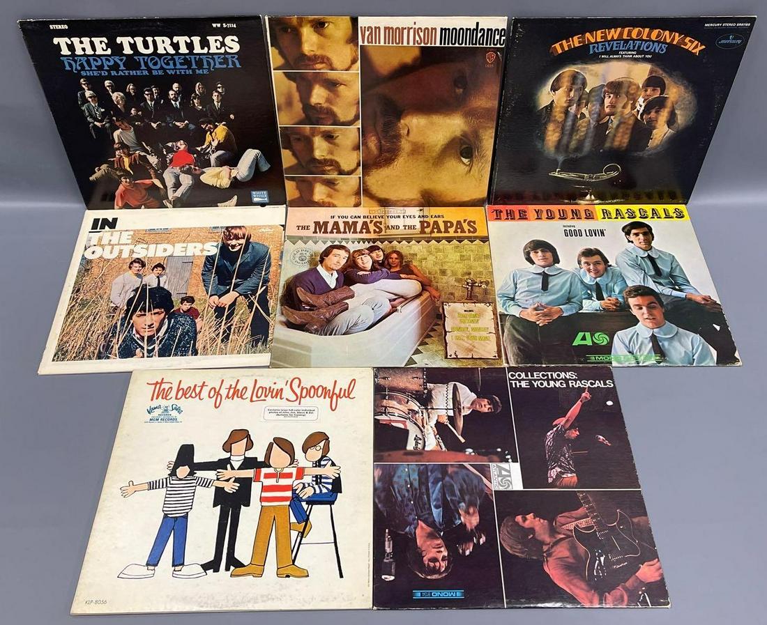 Eight 1970â€™s band LPâ€™s (1 of 3)