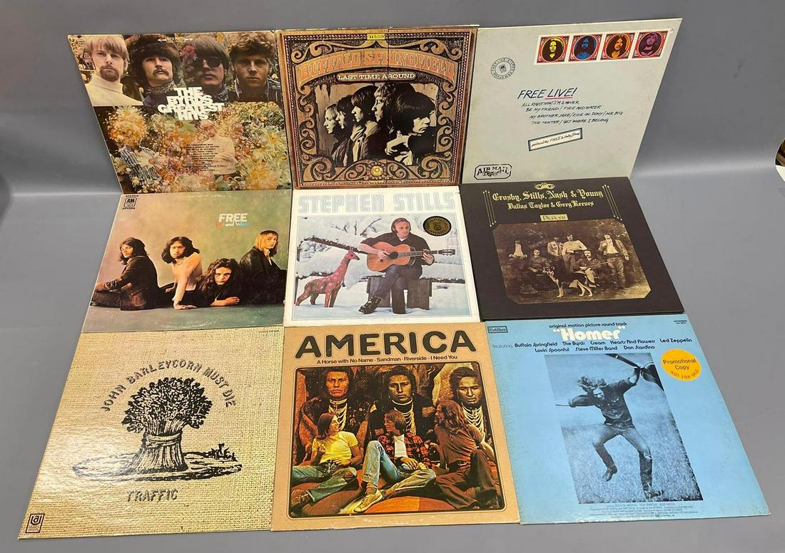 Nine 1960â€™s and 1970â€™s LPâ€™s some promos (1 of 4)