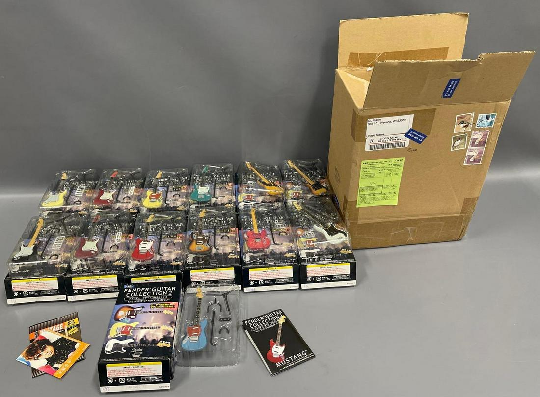 Fifteen F Toys Fender Guitar Collection 2 1/8 scale guitars (1 of 8)
