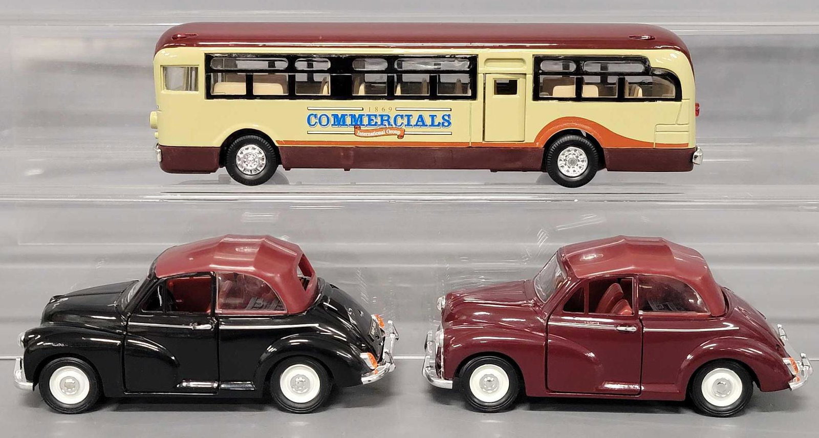 Three mixed maker and scale diecast cars (1 of 4)