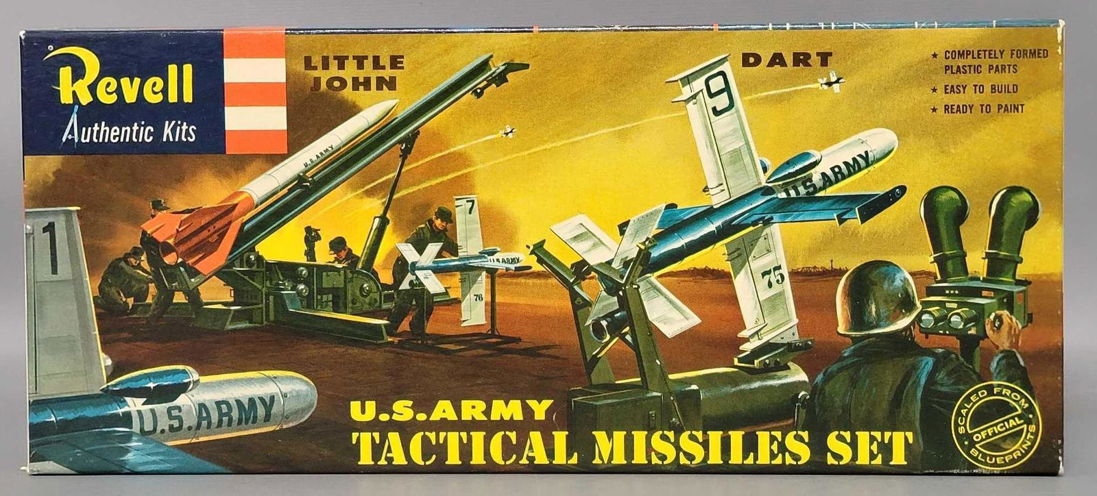 Revell US Army Tactical Missile Set with Little John and Dart model kit in in type S original box (1 of 5)