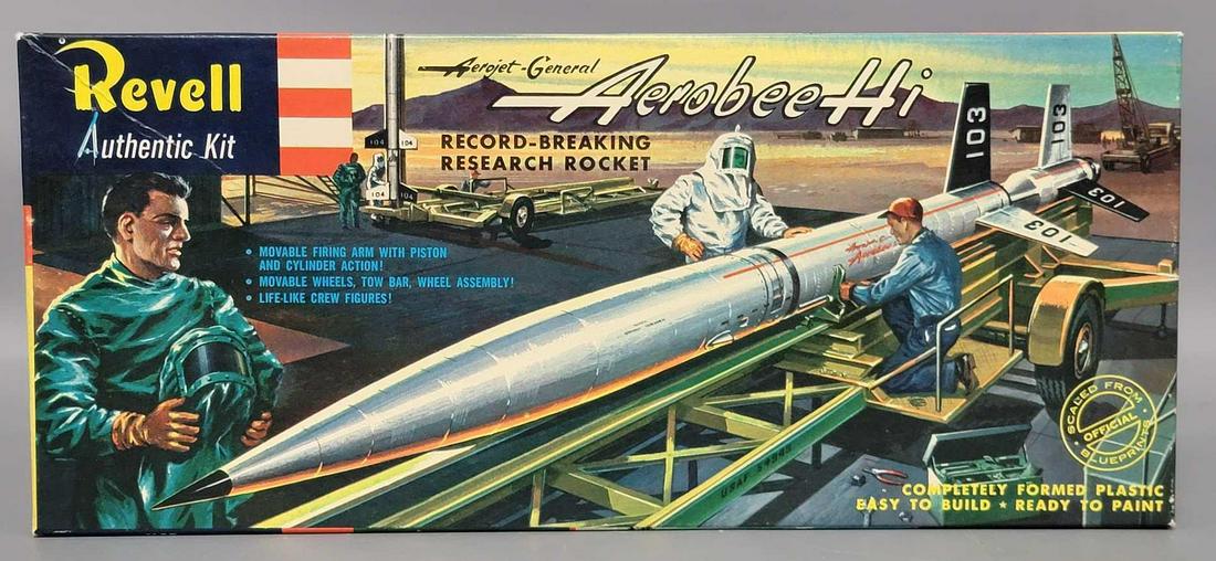 Revell Aerojet-General Aerobeetti Rocket model kit in type S original box (1 of 4)