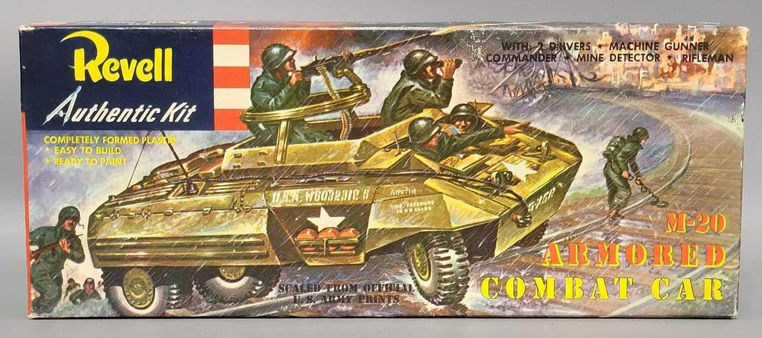 Revell M-20 Armored Combat Car model kit in type S original box (1 of 4)