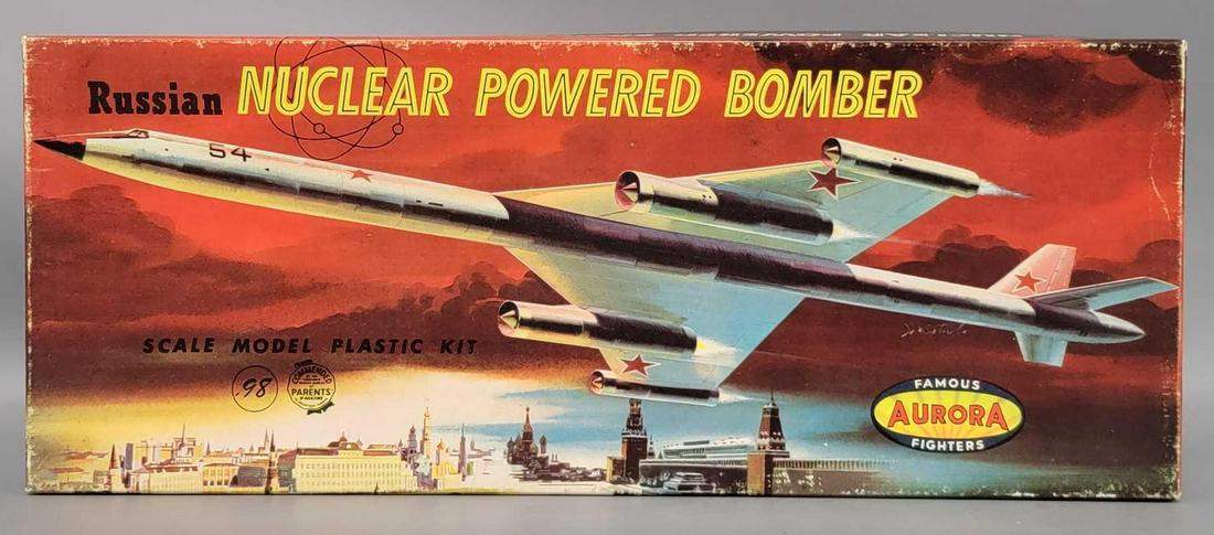 Aurora Russian Nuclear Powered Bomber model kit in original box (1 of 4)