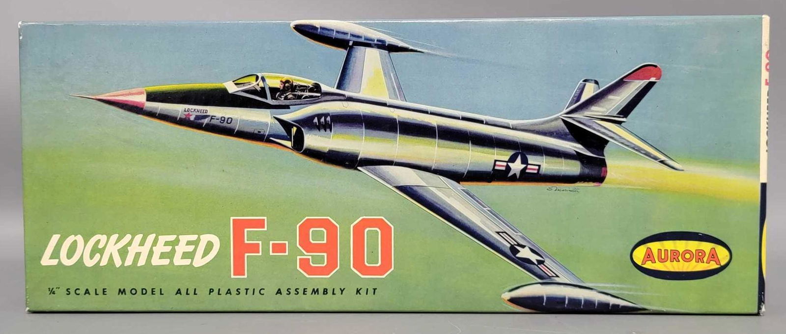 Aurora Lockheed F-90 model kit in original box (1 of 4)