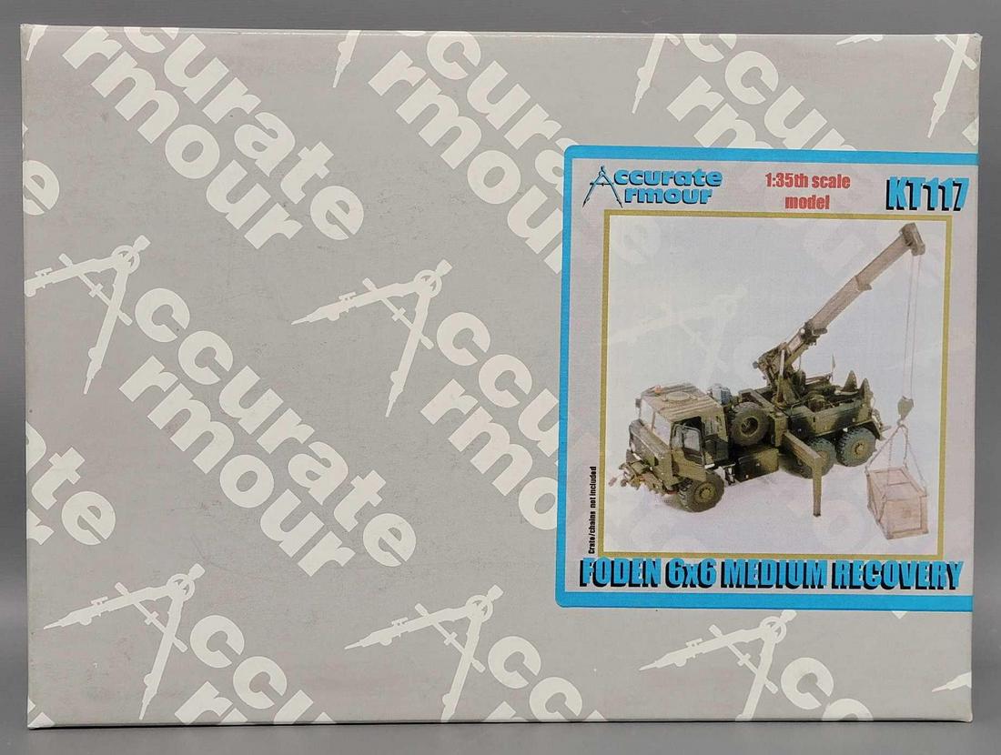 Accurate Armour 1/35 scale model kit Kt117 Foden 6x6 med recovery in original box (1 of 5)