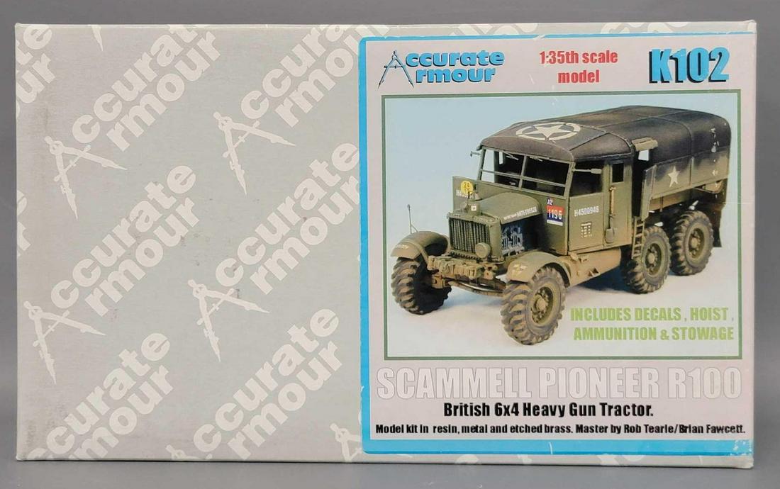 Accurate Armour 1/35 scale model kit K102 Scammell Pioneer R100 in original box (1 of 7)