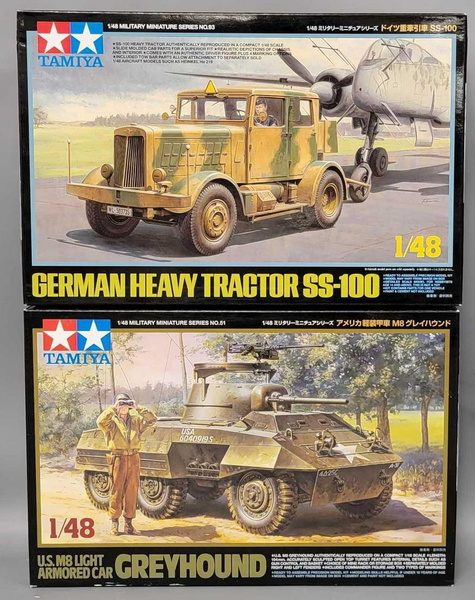 Two Tamiya 1/48 Scale Military Model Kits In Original Boxes