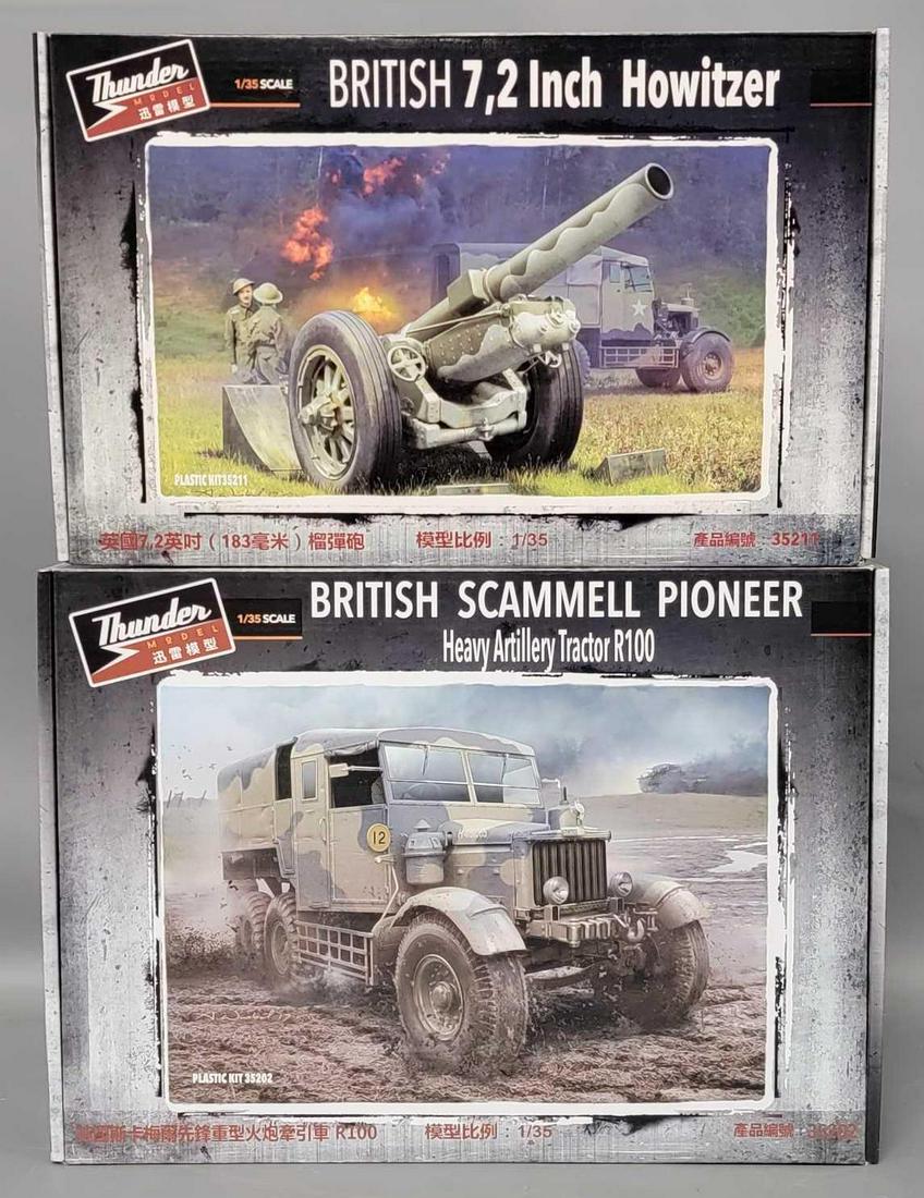 Two Thunder 1/35 scale military model kits in original boxes (1 of 6)