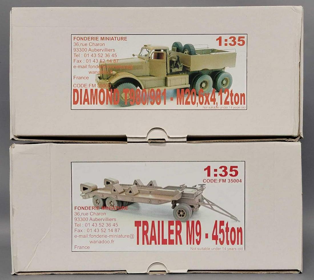 Two Wespe Models 1/35 scale military resin model kits in original boxes (1 of 4)