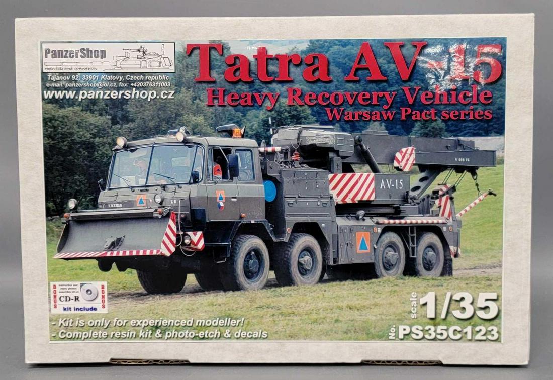 Panzershop 1/35 scale Tatra AV-15 model kit in original box (1 of 5)