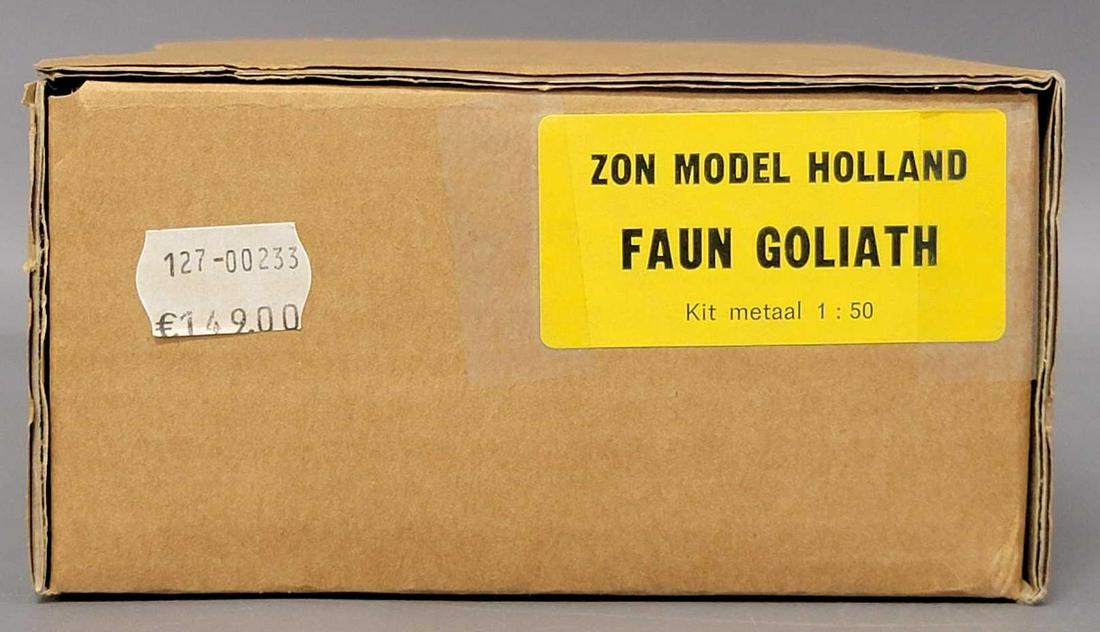 Zon Model Holland 1/50 scale Faun Goliath metal model kit in original box (1 of 5)