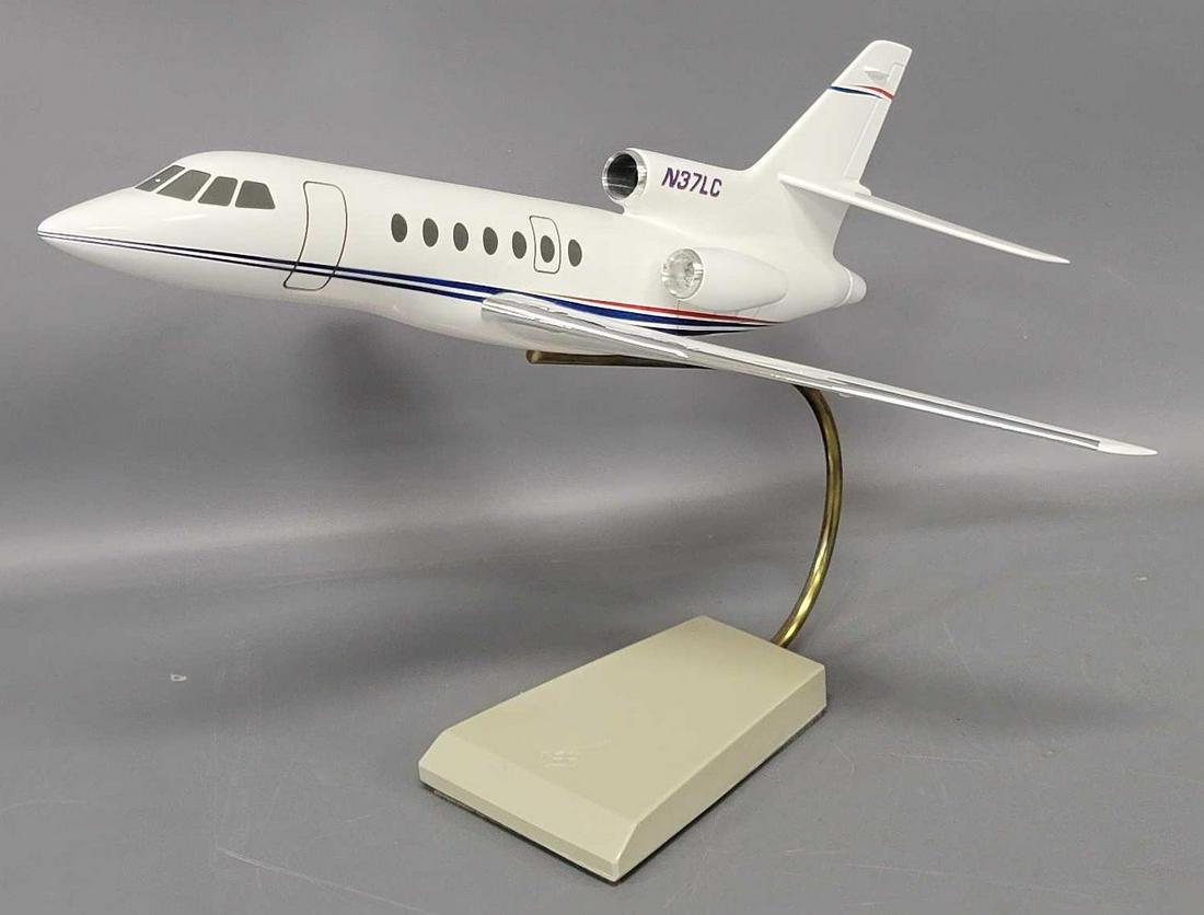 Large Gulf Stream jet N37LC desk airplane wood and/or resin model (1 of 7)