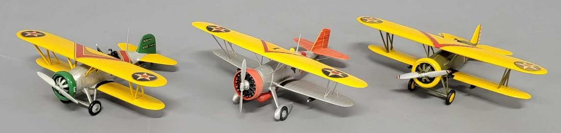 Three Built up WWI era US model planes (1 of 2)