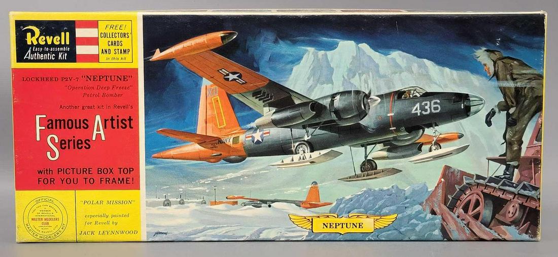 Revell Famous Artist Series H170 Lockheed P2V-7 Neptune model kit  in original box (1 of 4)