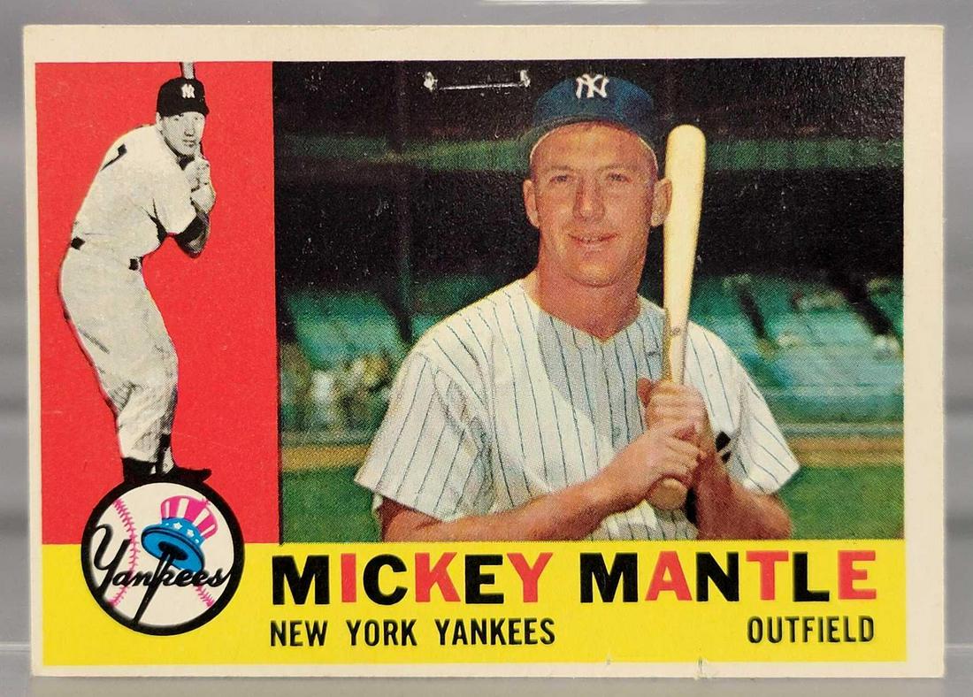 1960 Topps Mickey Mantle Baseball card  #350 (1 of 12)