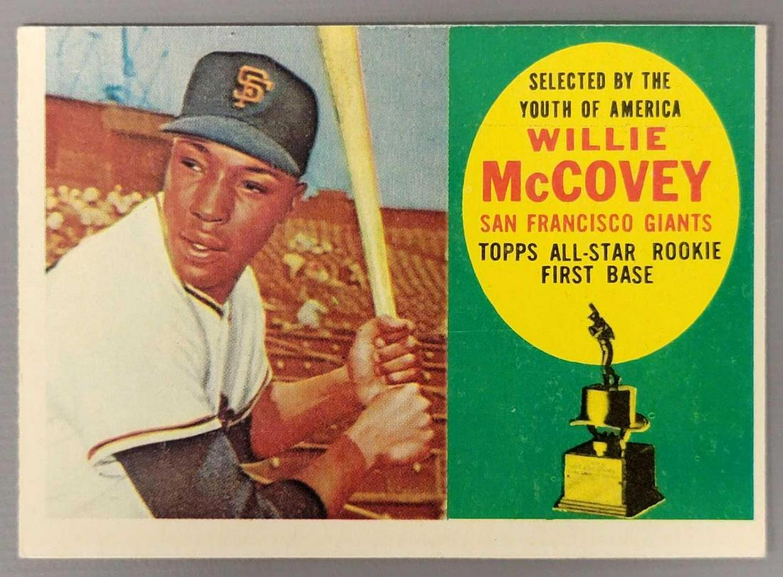 1960 Topps Willie McCovey Rookie baseball card #316 (1 of 6)