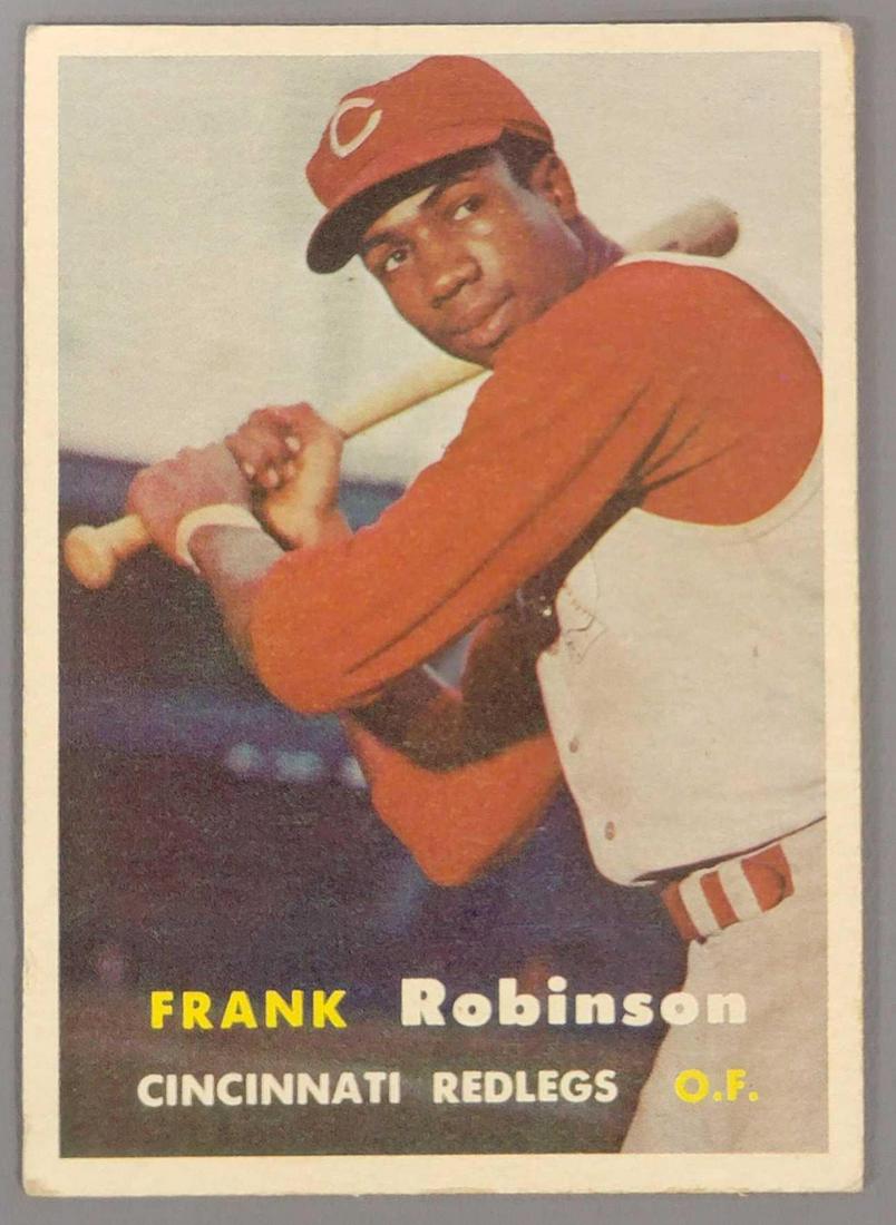 1957 Topps Frank Robinson Rookie baseball card #35 (1 of 7)