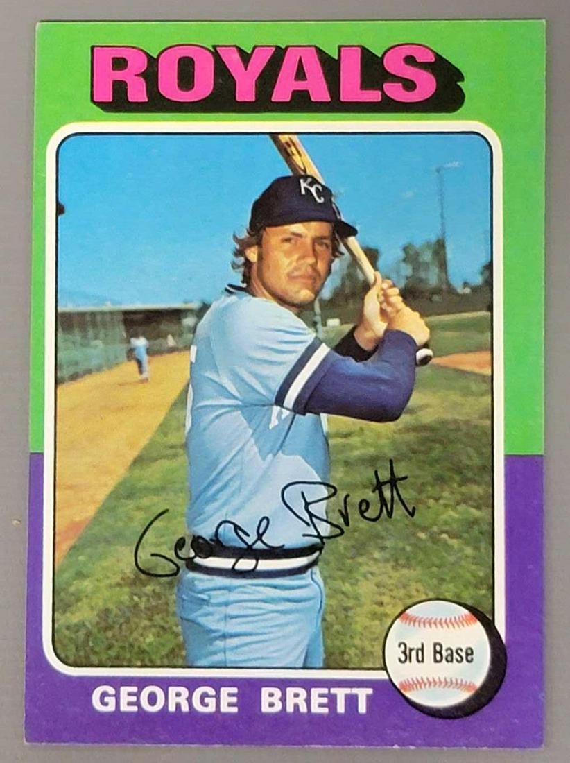 1976 Topps baseball George Brett rookie card #228 (1 of 6)