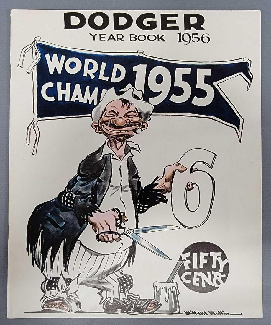 1955 Brooklyn Dodgers Yearbook (1 of 8)