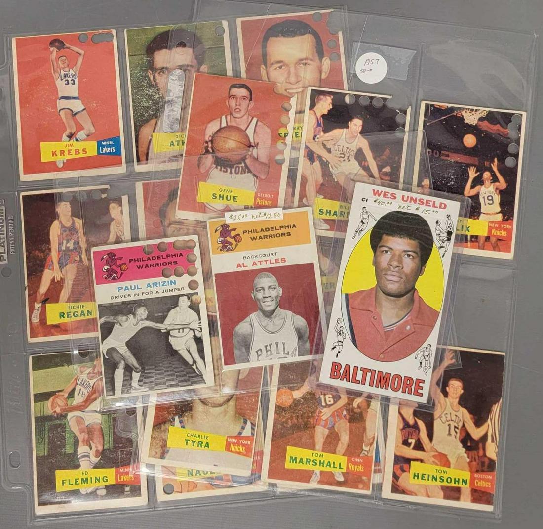 Eighteen mostly Topps basketball cards (1 of 7)
