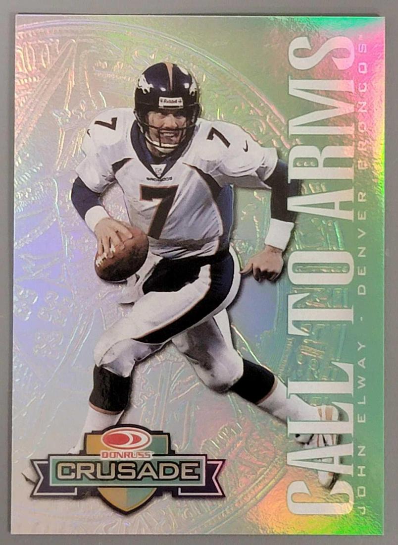 1997 Donruss John Elway Call to Arms Limited Edition green refractor 11/250 (1 of 6)