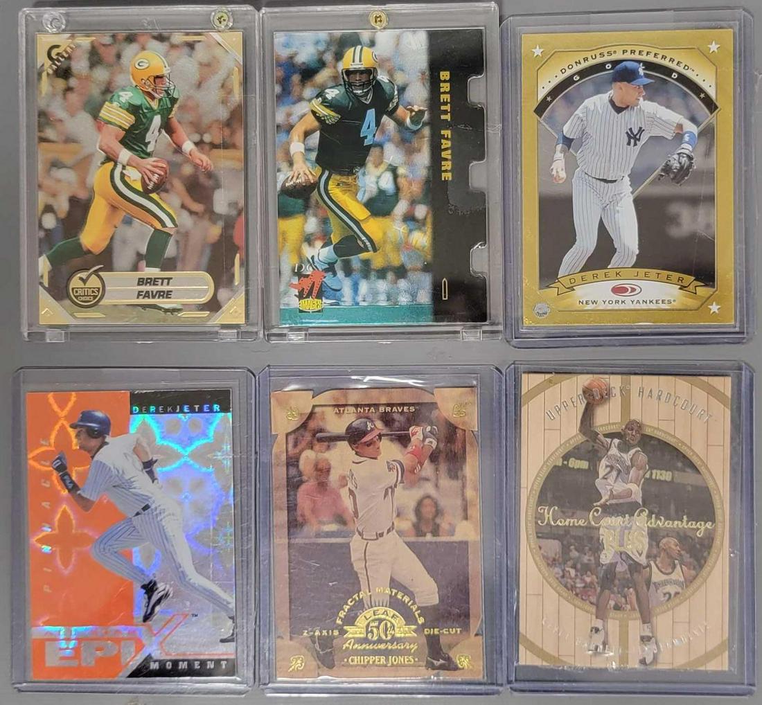 Six assorted sport limited edition cards (1 of 7)