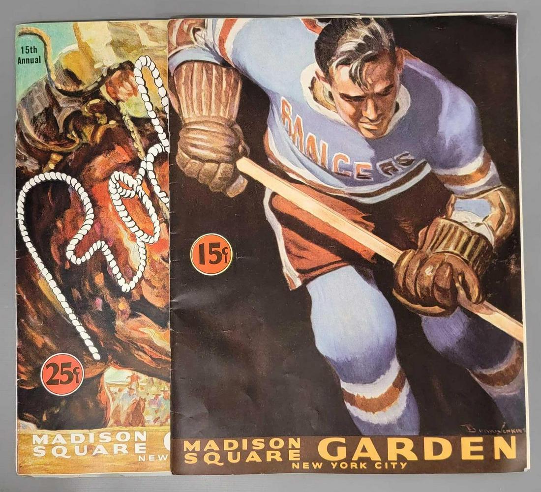 Two 1940s Madison Square Garden magazine programs (1 of 7)