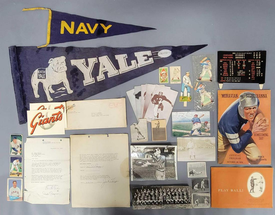 Collection of vintage miscellaneous sports items (1 of 7)