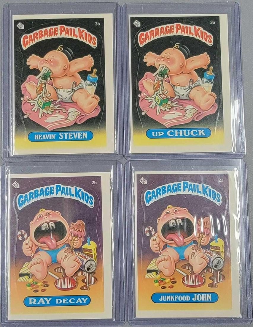 Four 1985 Topps Series 1 Garbage Pail Kids GPK cards (1 of 5)