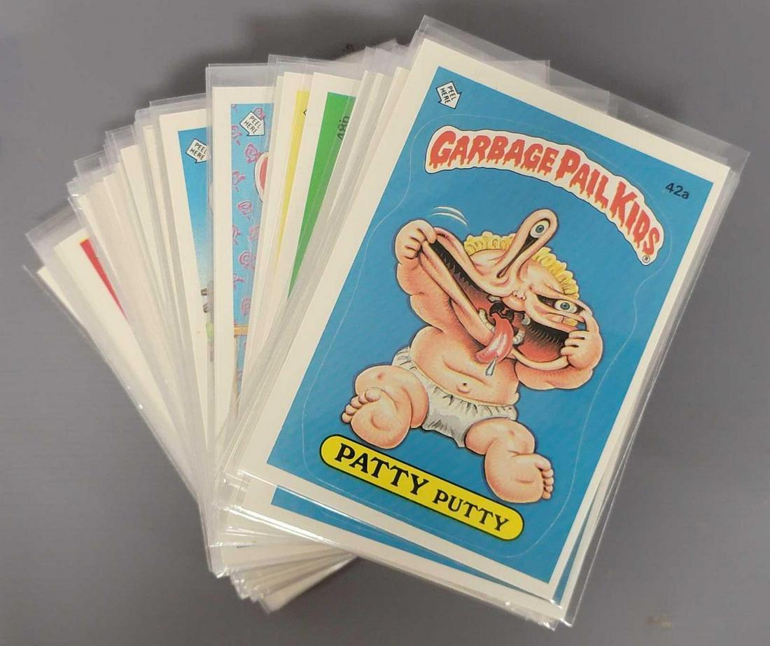 1985 Topps Series 2 Garbage Pail Kids GPK cards complete set near mint: 1985 Topps Series 2 Garbage Pail Kids GPK cards complete set near mint, this is for a complete base set 42ab-83ab, not all variations, so it has one of each a and one of each b card in the series, all