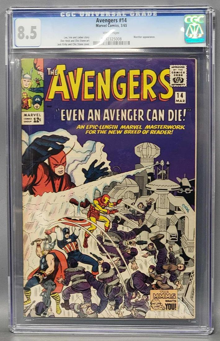 Marvel The Avengers #14 Even an Avenger can die CGC 8.5 (1 of 8)