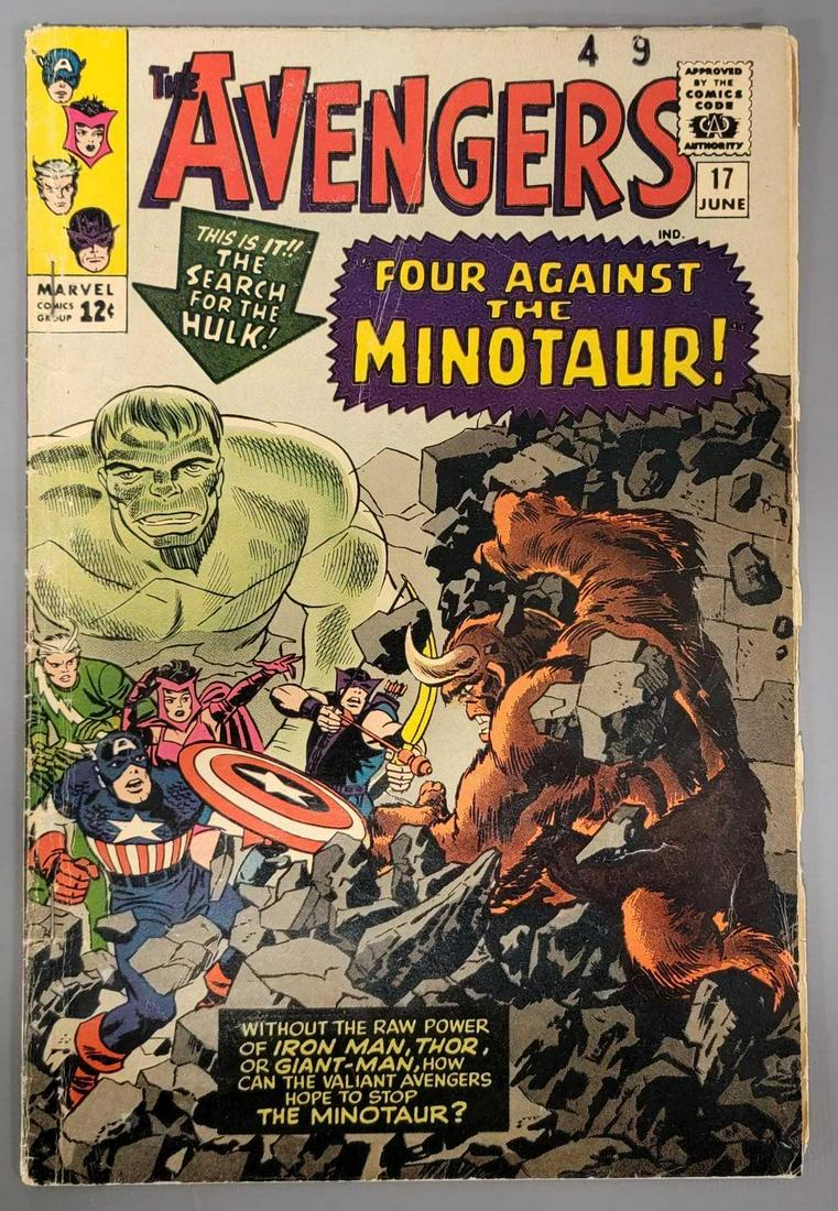 Marvel The Avengers #17 Four Against the Minotaur (1 of 12)