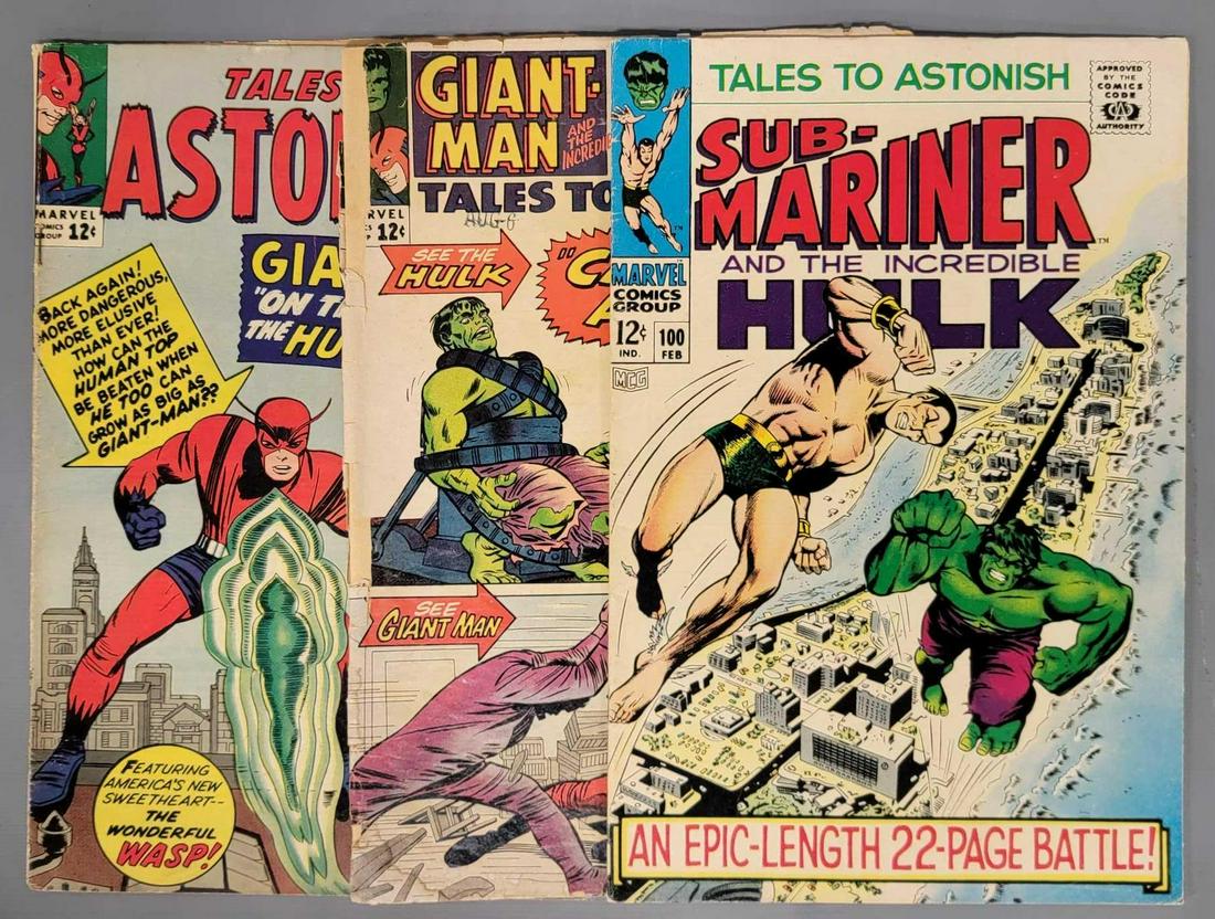 Three Marvel Tales to Astonish comic books (1 of 10)