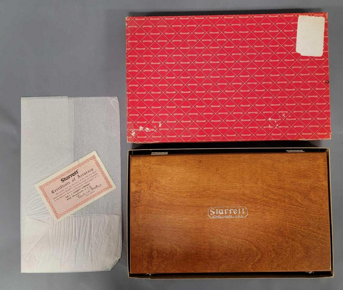 Vintage Starrett Micrometer 436P 8 inch in Original wooden Box (1 of 10)