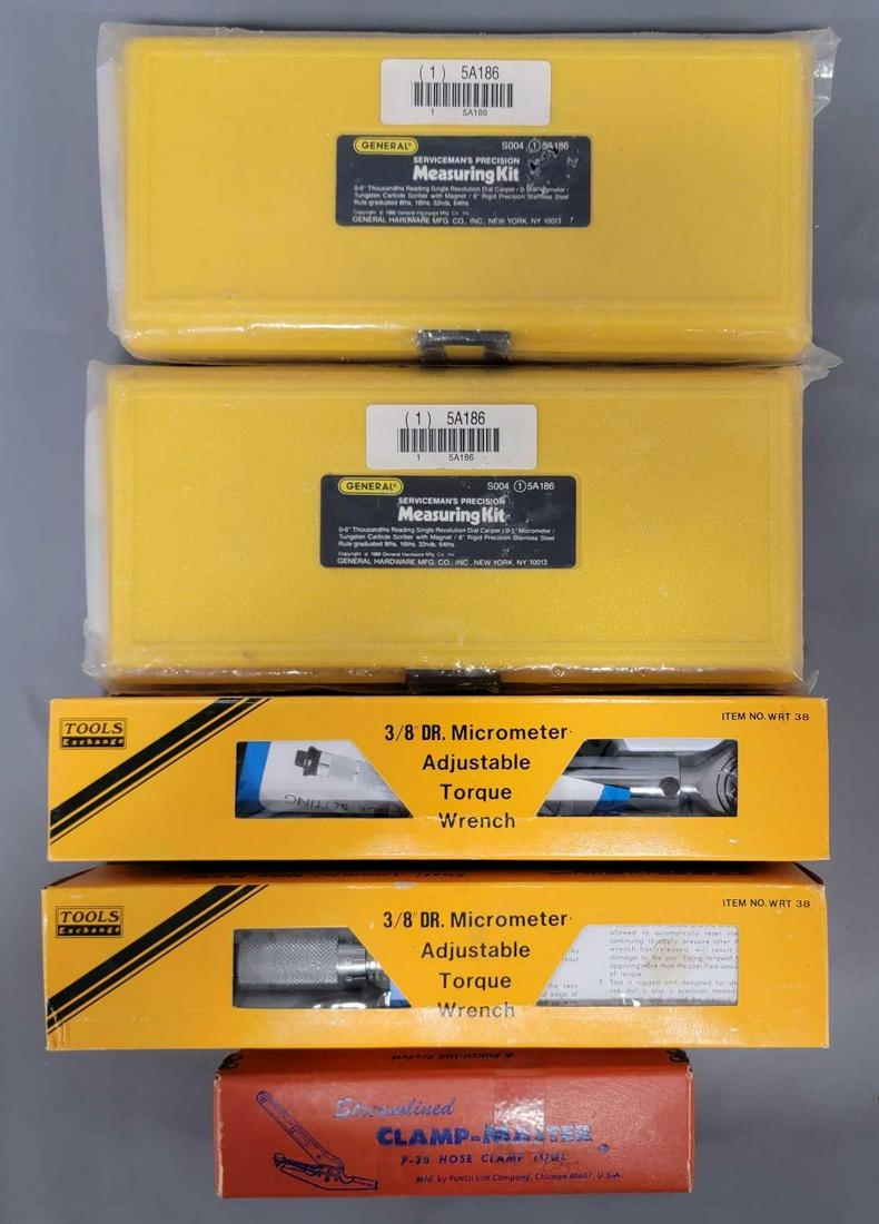 Five assorted tools in original boxes (1 of 5)