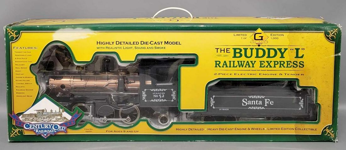 Century Old Railroad G Scale The Buddy L Railway Express 2 piece electric engine & tender (1 of 11)