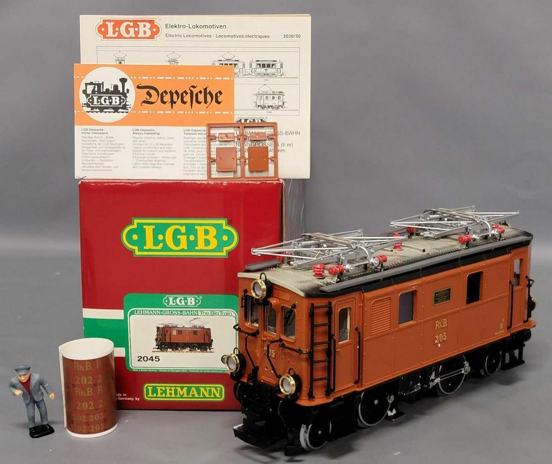 LGB G Gauge 2045 RhB Electric Locomotive in original box (1 of 11)