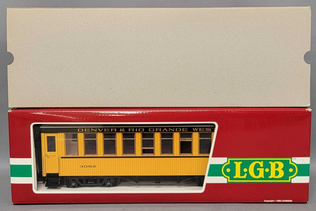 LGB G Gauge 3082 Denver and Rio Grande Western coach train car in original box (1 of 7)