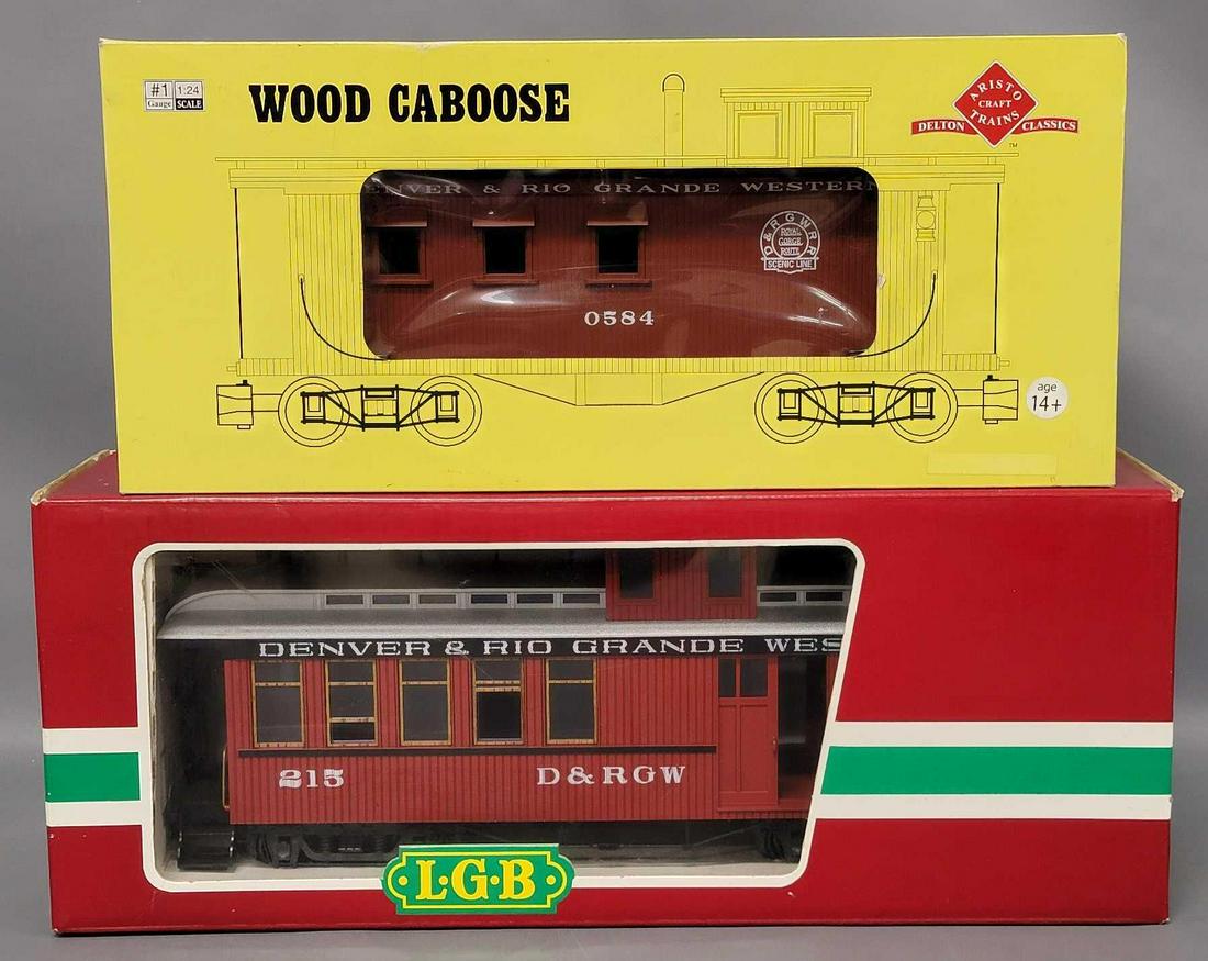 Two G Gauge Caboose in original boxes (1 of 7)