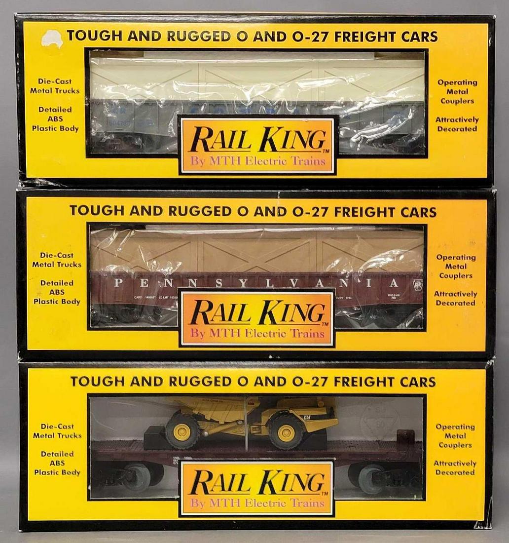 Three Rail King O Gauge freight cars in original boxes (1 of 7)