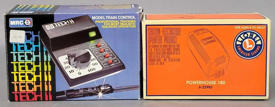 Lionel 22983 Powerhouse 180 power supply plus MRC Tech II train control in original boxes (1 of 10)